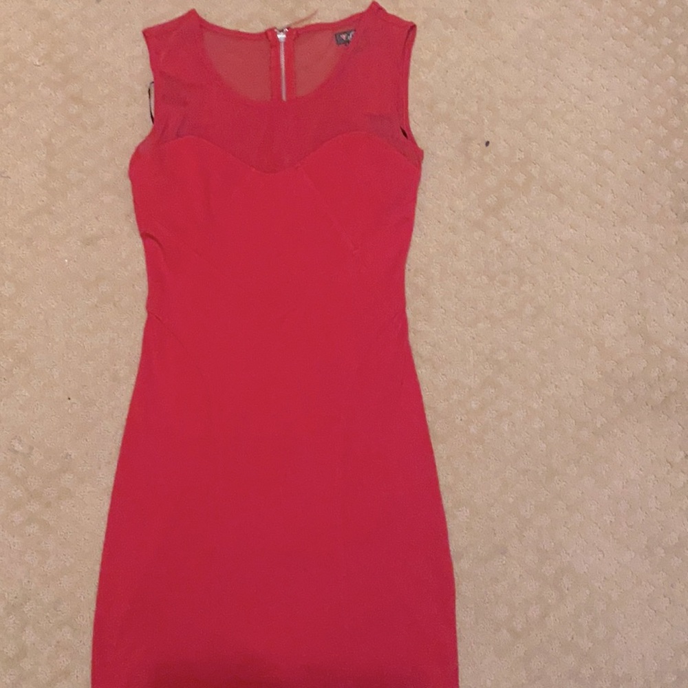 Women’s red guess holiday dress
